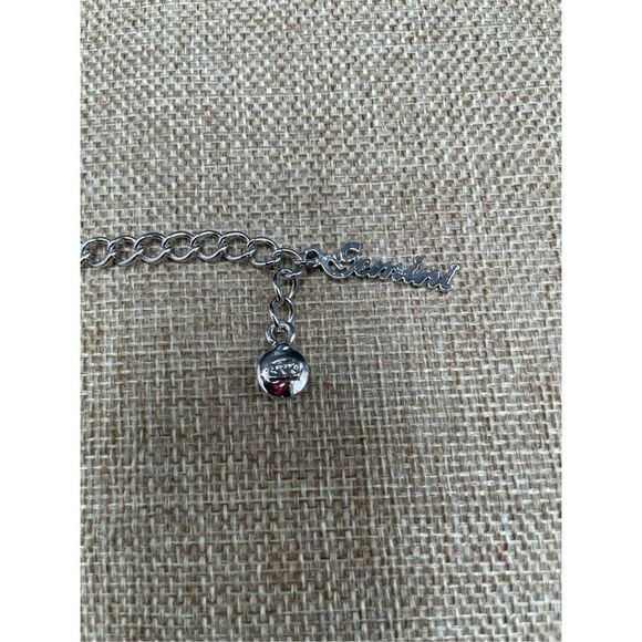 Rhinestone Statement Necklace Silver Prom Wedding Sparkle Bling - Picture 8 of 9